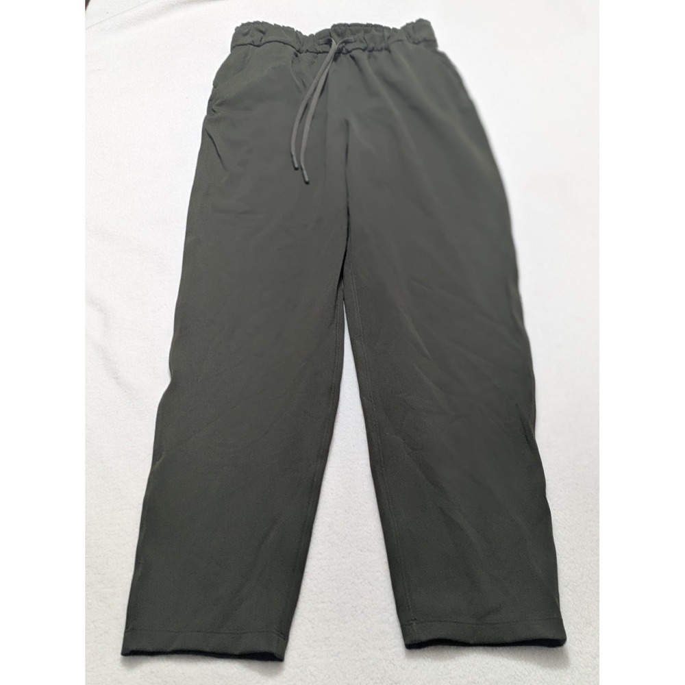 Lululemon Pants Womens 4 Olive Green Keep Moving High Rise Straight Gym Workout‎